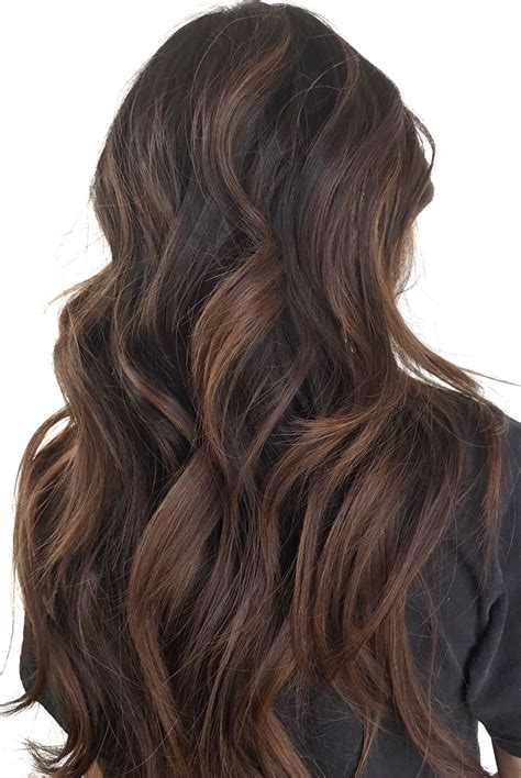 brown balayage warm brown tones long hair balayage natural sunkissed brunette boliage