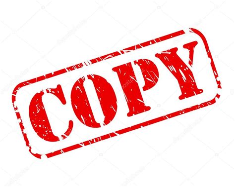 Copy Red Stamp Text Stock Vector Image By ©pockygallery 48727715