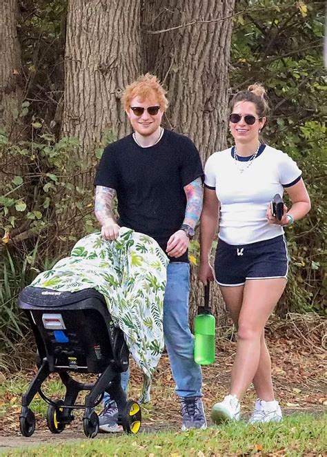 Ed Sheeran Cant Stop Smiling As He Steps Out With Stunning