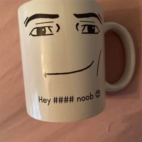 Roblox Man Face Mug Funny Gamer Birthday T Hot Chocolate Etsy
