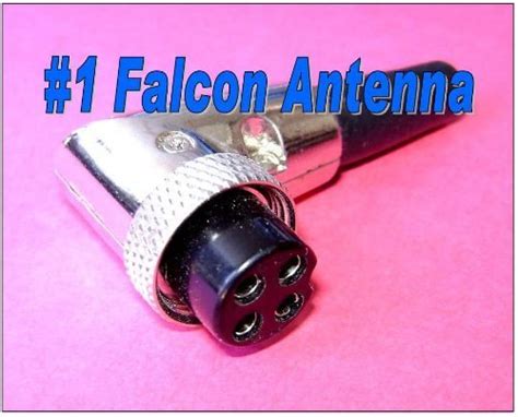 Buy Falcon Fc4rb 4 Pin Right Angle Microphone Plug End Cb And Ham Radio Online At Desertcartuae