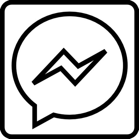 Social Messenger Outline Free Icon Of Social Media Outline