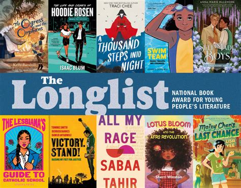 Longlist For The 2022 National Book Award For Young Peoples Literature