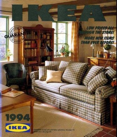 Who says decorating means spending all your life savings and then some? Ikea catalogue 1994. Note the pine furniture, very popular ...