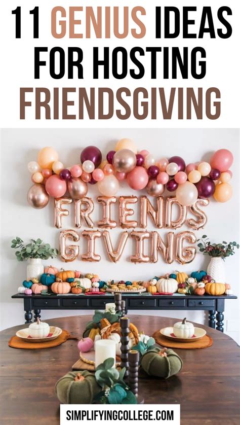 11 Must Know Friendsgiving Ideas Friendsgiving Dinner Party