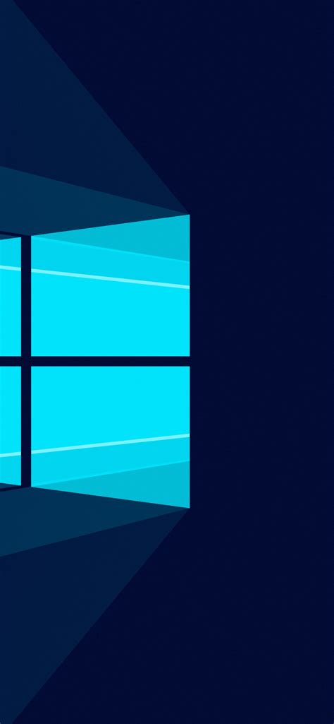 Windows 10 Wallpaper 4k Microsoft Windows Minimalist Blue Background