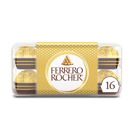 Buy Ferrero Rocher Premium Gourmet Milk Chocolate Hazelnut Individually Wrapped Candy For