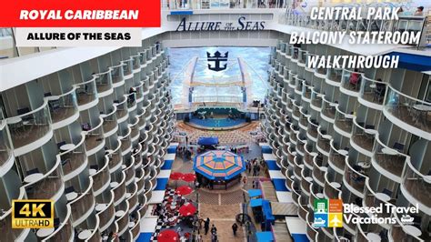 Royal Caribbean Allure Of The Seas Central Park Balcony Stateroom Walkthrough Youtube