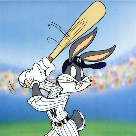 Bugs Bunny At Bat For The Yankees By Looney Tunes