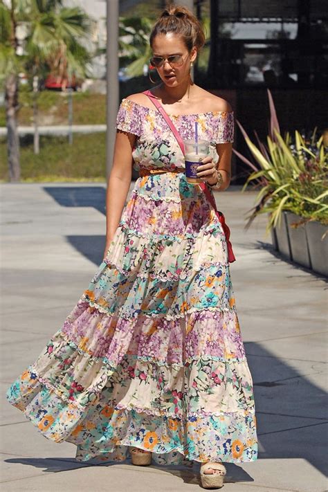 Jessica Alba Jessica Alba Maxi Dress Summer Maxi Dress