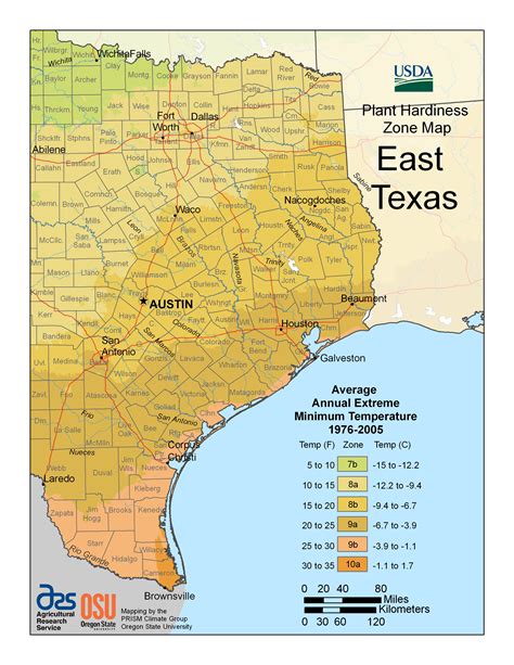 West Texas Plant Hardiness Zone Map Mapsof Texas Growing Zone Map