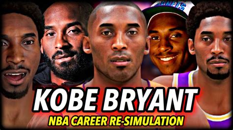 Kobe Bryants Nba Career Re Simulation On Nba 2k21 Next Gen Youtube