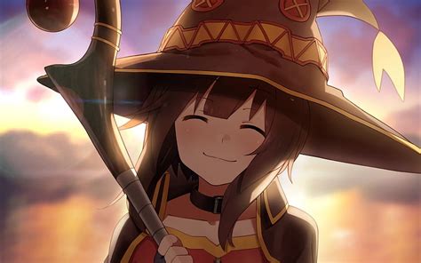 Hd Wallpaper Megumin From Kono Subarashi Illustration Anime Kono