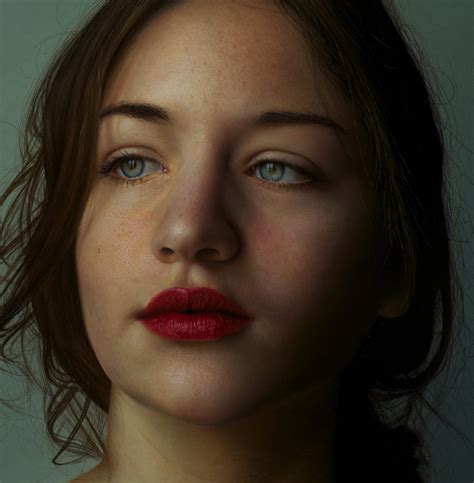 Stunning Hyper Realistic Portrait Paintings With A Twist To Reality By