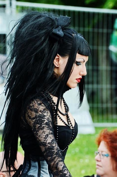 Victorian Goth Gothic Hairstyles Goth Hair Goth Beauty