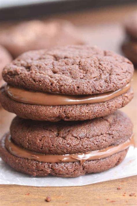 Chocolate Nutella Sandwich Cookies Tastes Better From Scratch