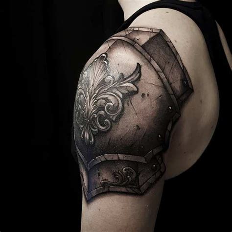 Shoulder Armor Tattoo