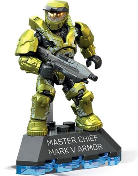 Halo Heroes Series 8 Master Chief Mark V Armor Mini Figure Mega