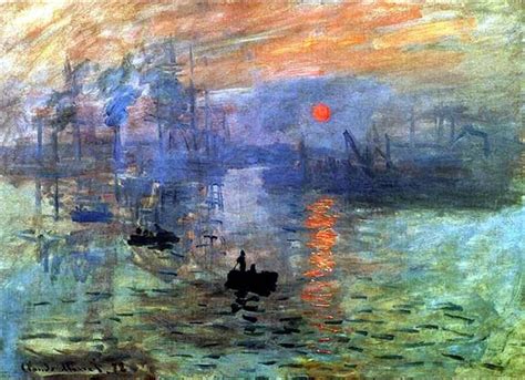 Monet Impression Soleil Levant 1872 Tablolar Claude Monet Resim