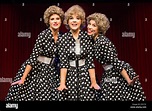 L-R: Megan Makin, Alison Arnopp, Amanda Digon as The Lana Sisters Stock ...