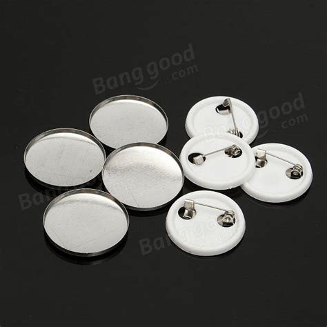 100pcs 25mm Tinplate Pin Badge Button Part For Pro Maker Machine Sale