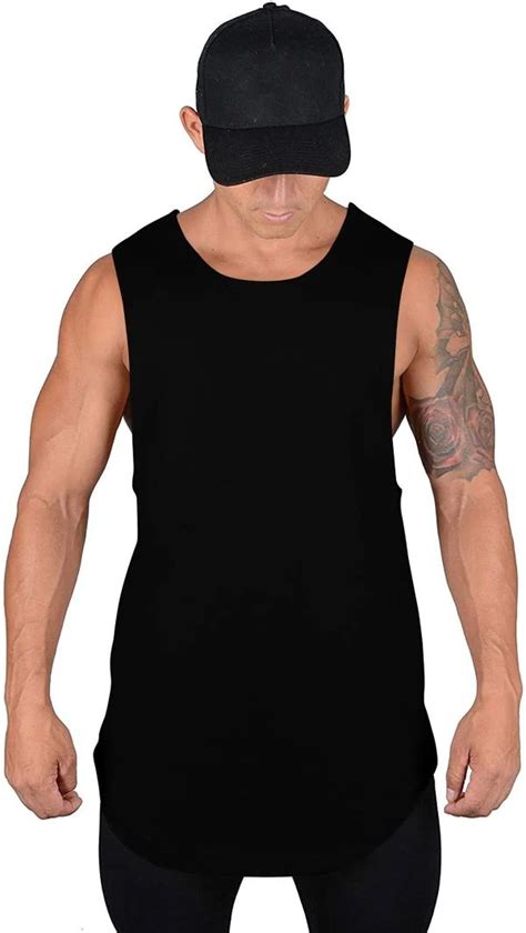 The Blazze Men S Sleeveless T Shirt Vest Tank Tops Muscle Tee Gym