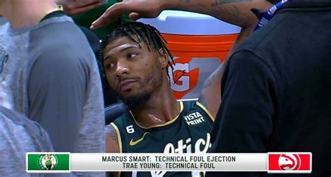 Clutchpoints On Twitter Update Marcus Smart Gets Hit With A Technical Foul And Has Been