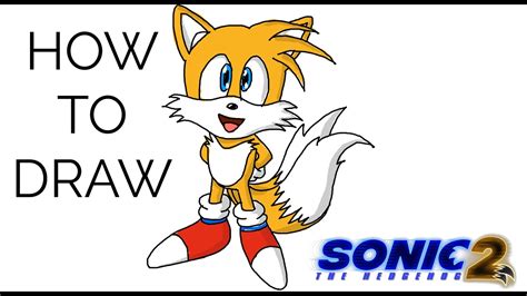 How To Draw Tails From Sonic 2 Youtube