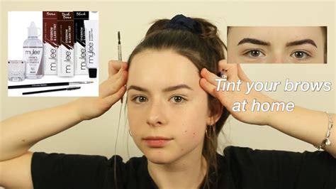 How To Tint Your Eyebrows At Home Dying My Eyebrows With The Mylee