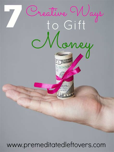 Use them as a gift topper or place in a gift box! 7 Creative Ways to Gift Money