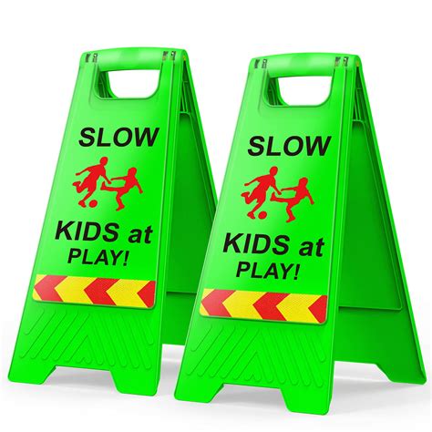 Buy Children At Play Safety Signs Slow Down Kids At Play Sign Double