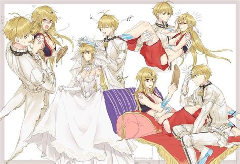 Female Gil And Male Bride Nero Gilgamesh Fate Fate Anime Series