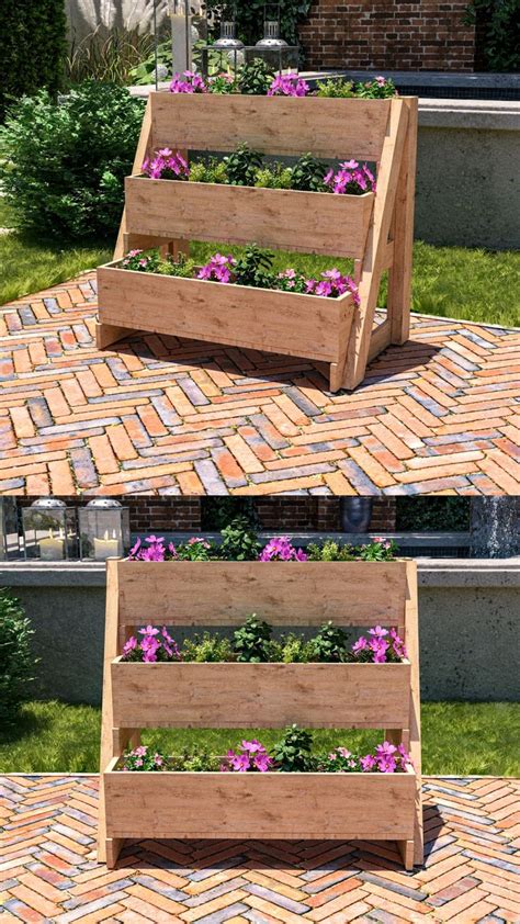 Diy Tier Planter Box Build Plans Raised Planter Box Plans Easy