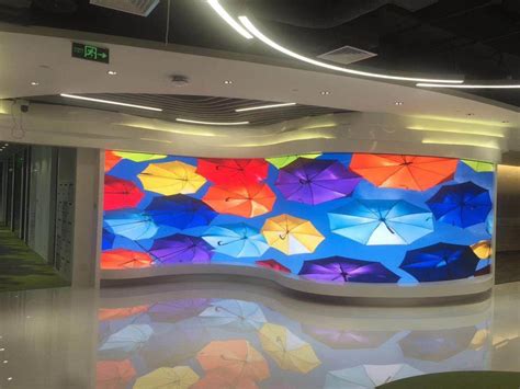 Indoor Curved P25 Flexible Led Screen Display For Column Wall Factory