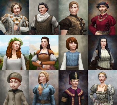 Ts4 Medieval Cc Sims Medieval Sims 4 Sims Mods