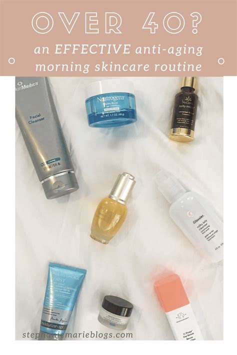 Anti Aging Skincare Morning Routine For Women Over 40 Anti Aging