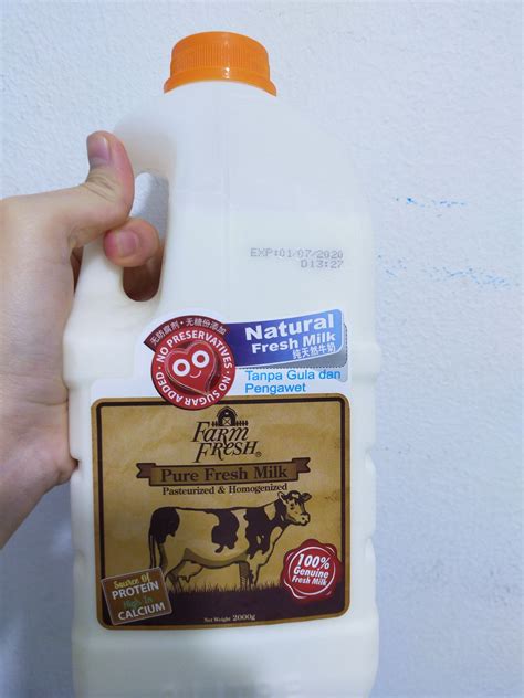 Farm Fresh Full Cream Milk 1l X Bottles Farm Fresh Malaysia