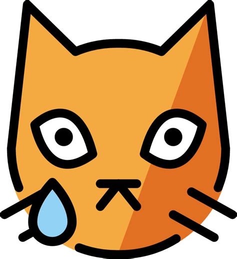 42 Hq Images Crying Cat Emoji Png Download New Emoji