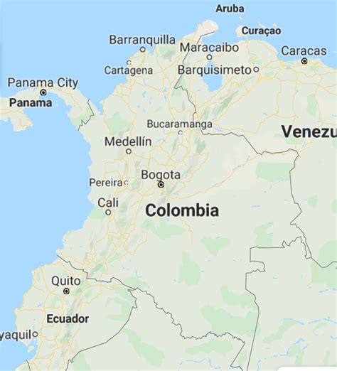 وحث نائب الرئيس أنجيلينو جارزون مكاتب. خريطة كولومبيا و الرمز البريدي لمدنها | المرسال