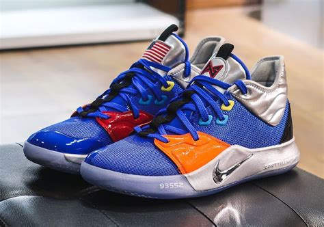 Release date and key details. NASA Nike PG 3 Blue Clippers Release Date CI2667-400 ...