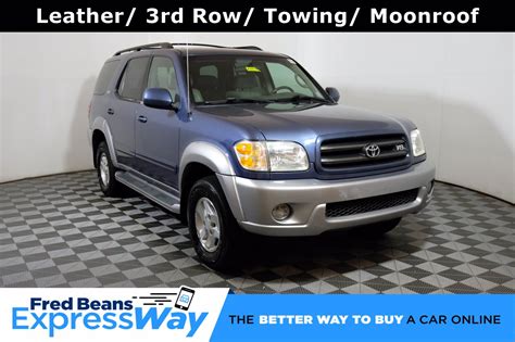 Pre Owned 2003 Toyota Sequoia Sr5 7 Passenger 4wd V8 4wd Sport Utility