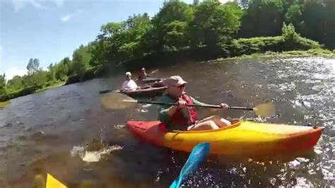 Kayaking The Sandy River South Of Phillips Maine July 03 2015 Youtube