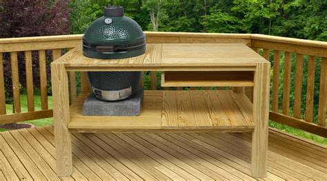 If you're sharing your diy project, please tell us how you did it. DIY Big Green Egg Table Plans - Build Big Green Egg Table | YellaWood