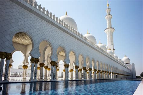 architecture, Dubai, Mosque, Water Wallpapers HD / Desktop ...