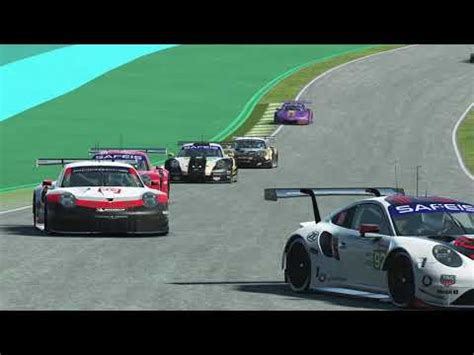 Rfactor Porsche Rsr Gte At Interlagos Race Tv Mode Youtube