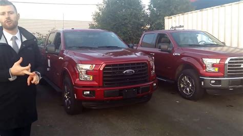 There are three bed the fx2 and stx trim levels are also history, replaced instead by a sport appearance package for xl, xlt and lariat. 2016 F-150 XLT sport package vs chrome package - YouTube