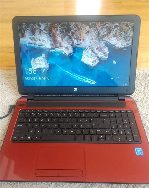 An Hp Flyer Red 156 Inch Laptop Quad Core Pentium N3540 8gb Ram