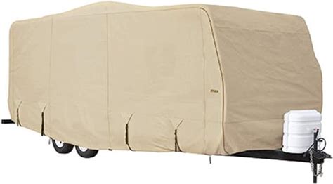 Waterproof Fabric Goldline Class B Rv Cover By Eevelle Tan And Gray Rv