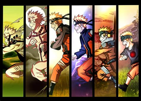 Hd Wallpaper Anime Boys Naruto Shippuuden Running Collage