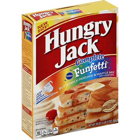 Hungry Jack Complete Buttermilk Pancake And Waffle Mix Funfetti Pancake
